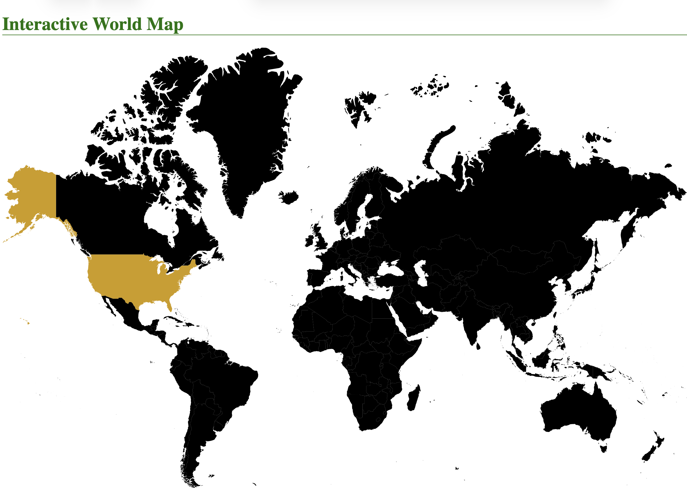 Interactive World Map